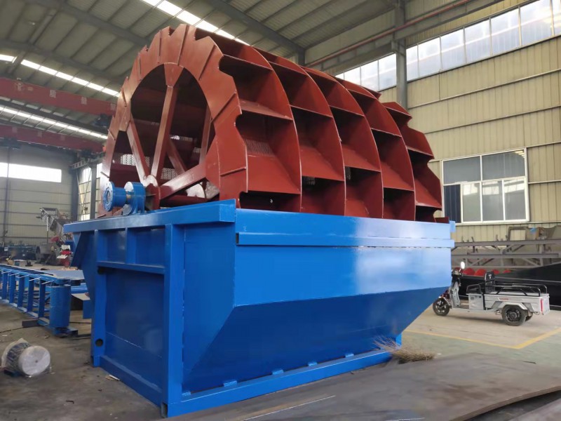 Water wheel sand washing machine